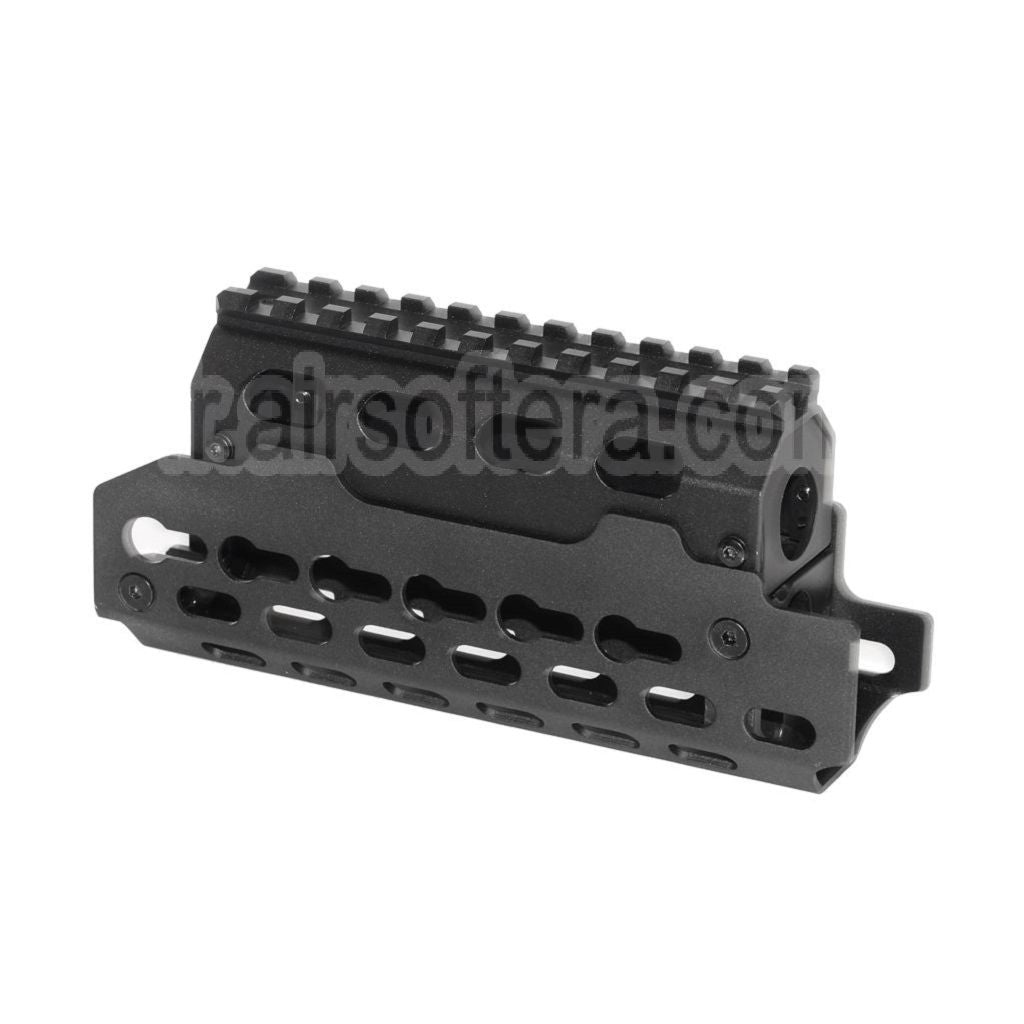 CYMA Aluminium KeyMod Rail de Garde-Main Convient pour AK74U Série AEG GBB Fusil Airsoft Noir