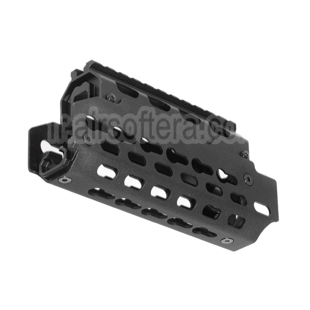 CYMA Aluminium KeyMod Rail de Garde-Main Convient pour AK74U Série AEG GBB Fusil Airsoft Noir