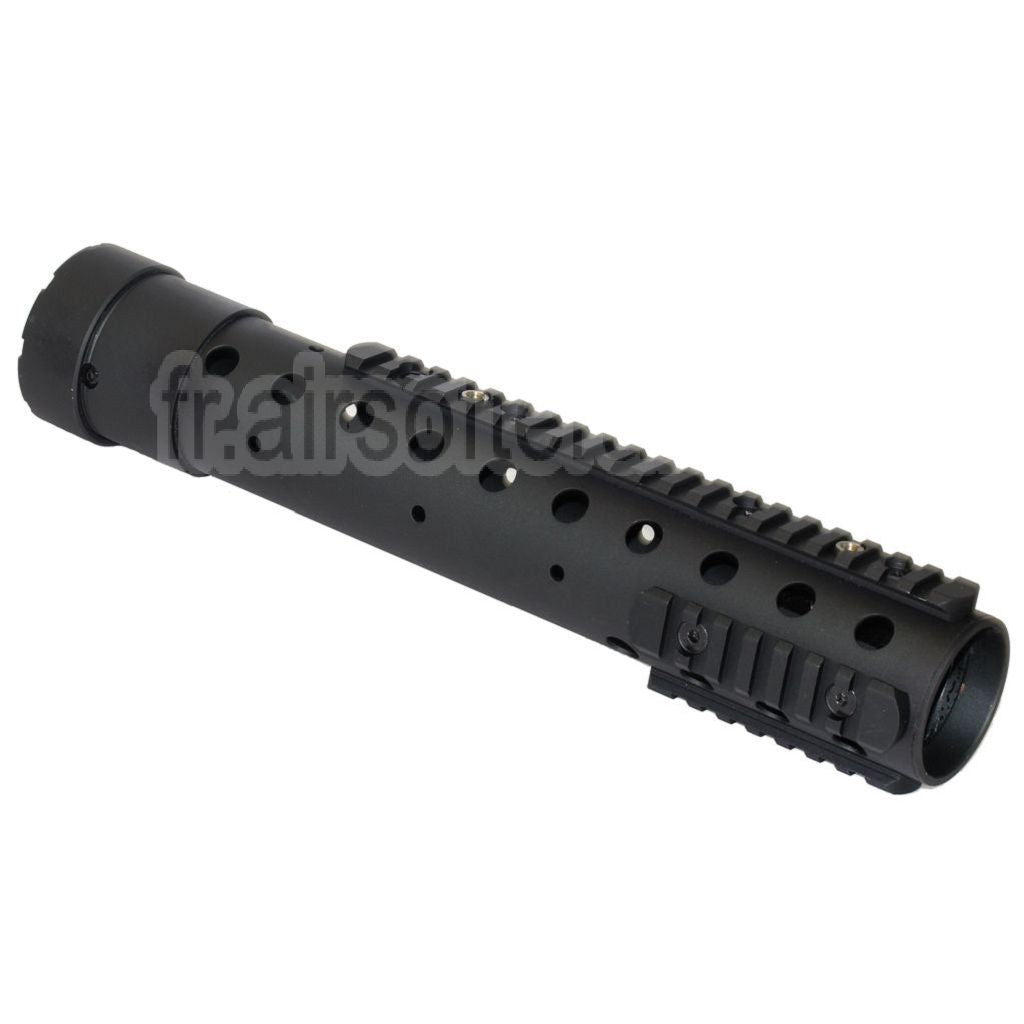 CYMA 323mm Aluminium MK12 SPR Mod 0 Free Float Rail de Garde-Main Convient pour M4 M16 Série AEG Fusil Airsoft Noir