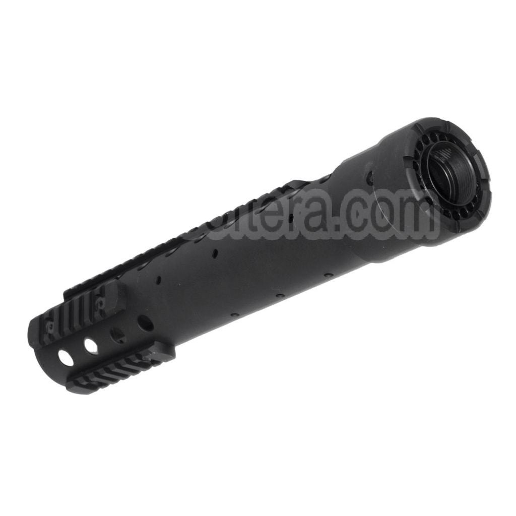 CYMA 323mm Aluminium MK12 SPR Mod 0 Free Float Rail de Garde-Main Convient pour M4 M16 Série AEG Fusil Airsoft Noir