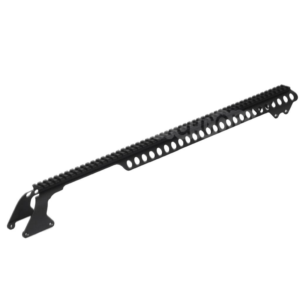 CYMA 537mm Aluminum Top Rail System Convient pour CYMA Tokyo Marui M870 Série Shotgun Airsoft Noir