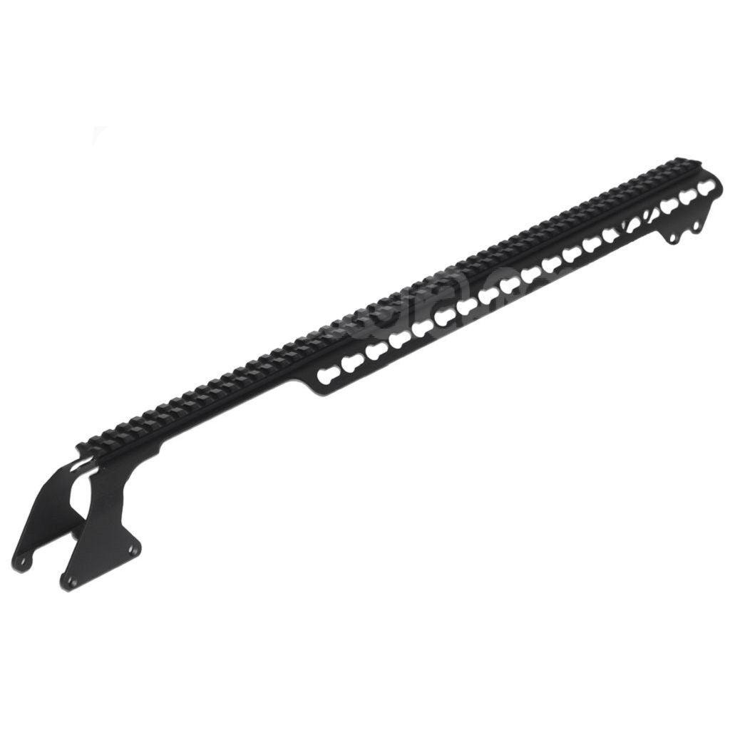 Système de rail supérieur KeyMod en aluminium CYMA 537 mm compatible avec le fusil à pompe airsoft CYMA Tokyo Marui M870 Série Noir