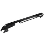 CYMA 537mm Aluminum Top Rail System avec 6-Cartouche Collecteur Sac Convient pour CYMA Tokyo Marui M870 Série Shotgun Airsoft Noir