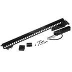 CYMA 537mm Aluminum Top Rail System avec 6-Cartouche Collecteur Sac Convient pour CYMA Tokyo Marui M870 Série Shotgun Airsoft Noir