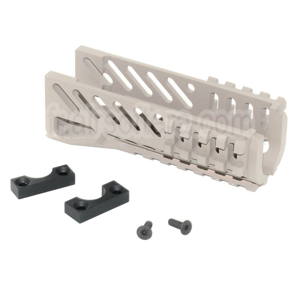 5KU CNC 119mm B-11 Classique Bas Rail de Garde-Main Convient pour D-Boys LCT GHK Tokyo Marui AKS-74U Série AEG GBB Fusil Airsoft