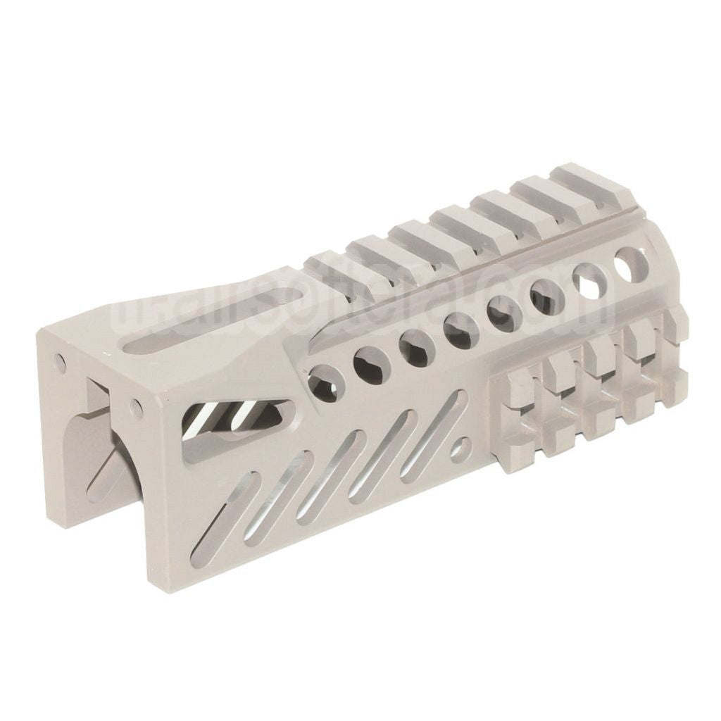 5KU CNC 119mm B-11 Classique Bas Rail de Garde-Main Convient pour D-Boys LCT GHK Tokyo Marui AKS-74U Série AEG GBB Fusil Airsoft