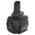 BATTLEAXE 1400 Billes Électrique Chargeur Tambour Convient pour MP5 Série AEG Fusil Airsoft Noir