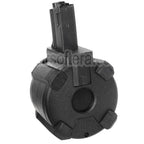 BATTLEAXE 1400 Billes Électrique Chargeur Tambour Convient pour MP5 Série AEG Fusil Airsoft Noir