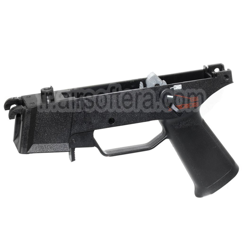 AirsoftEra Polymère Bas Boîtier Poignée Frame Convient pour Umarex S&amp;T H&amp;K UMP 45 Série AEG Fusil Noir