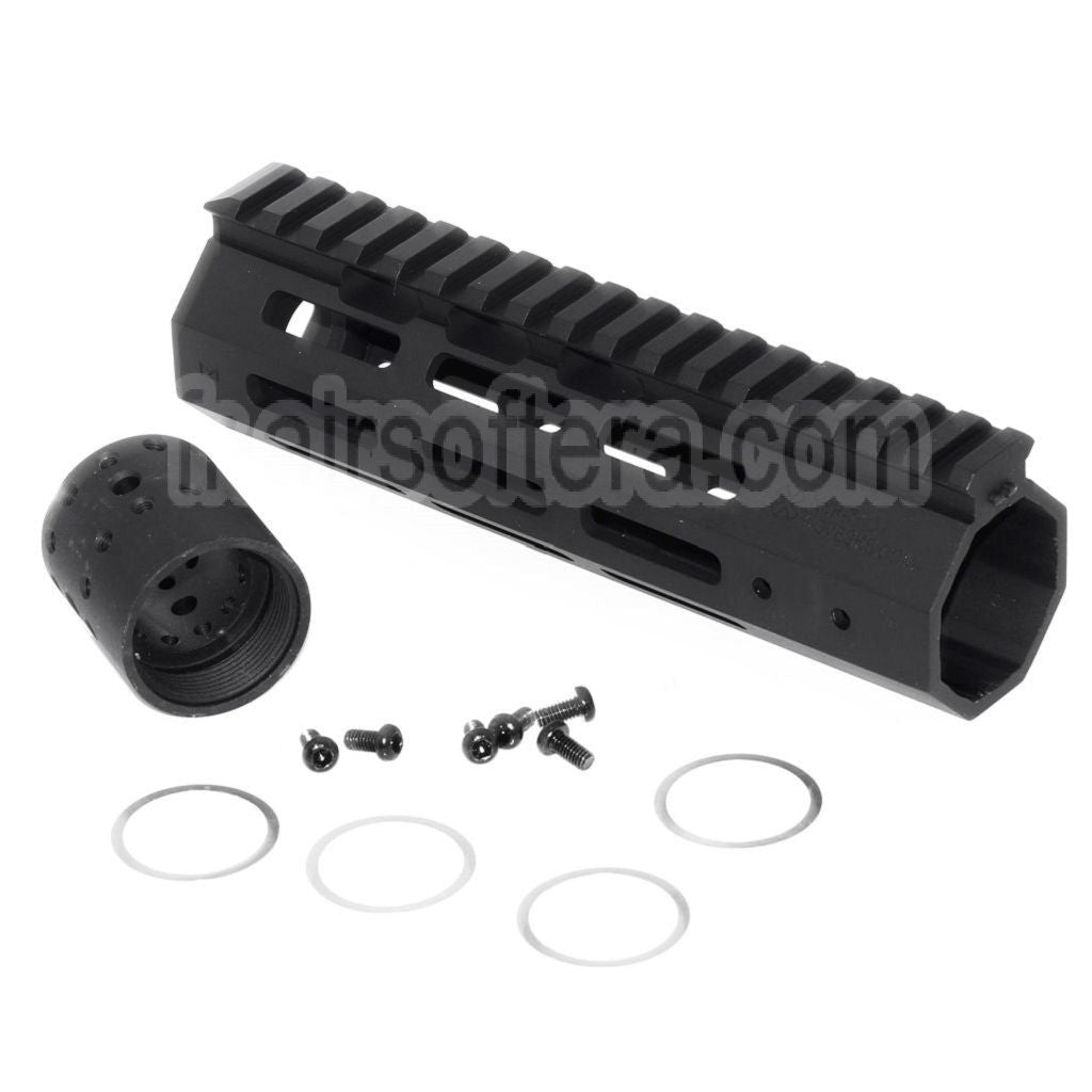 APS 7 Pouces 178mm EMG NOVESKE NSR Gen 4 RIS M-LOK Rail de Garde-Main Convient pour AR M4 M16 Série AEG Fusil Airsoft Noir