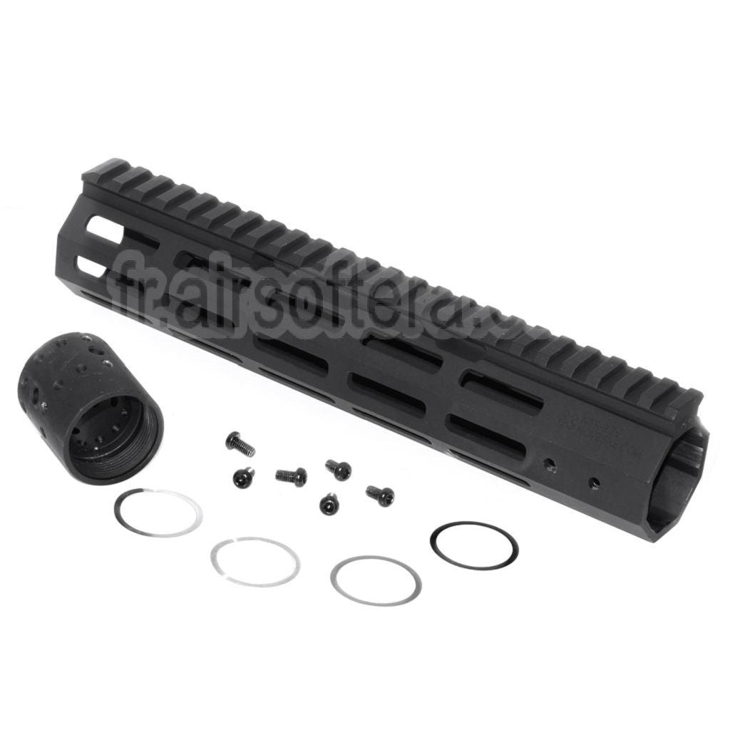 APS 9.75 Pouces 248mm EMG NOVESKE NSR Gen 4 RIS M-LOK Rail de Garde-Main Convient pour AR M4 M16 Série AEG Fusil Airsoft Noir