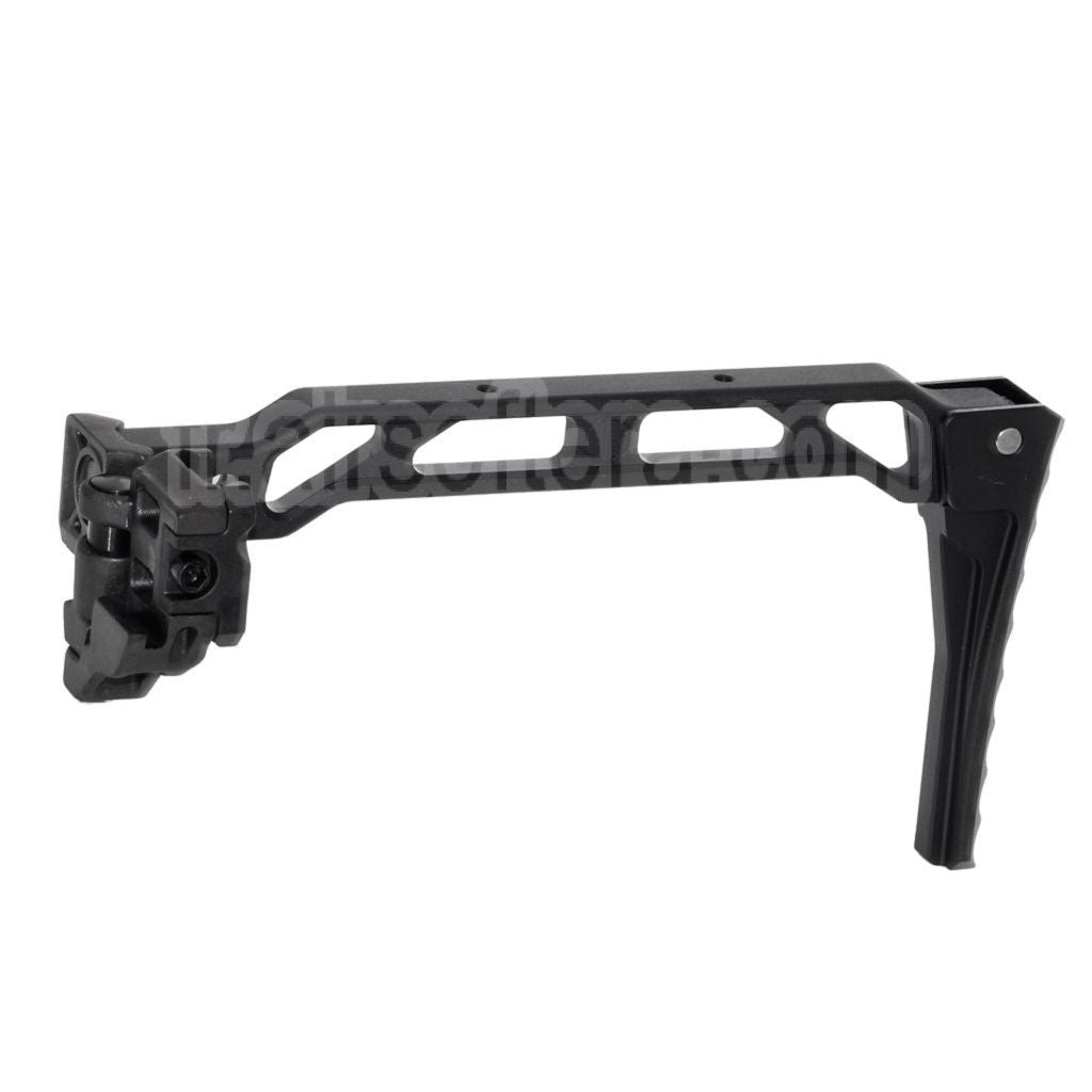 5KU 198mm Style AB-8R avec Plaque crosse Mech Pliable Convient pour 1913 système de rail Picatinny Fusil Airsoft Noir