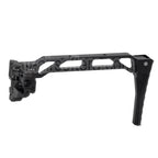 5KU 198mm Style AB-8R avec Plaque crosse Mech Pliable Convient pour 1913 système de rail Picatinny Fusil Airsoft Noir