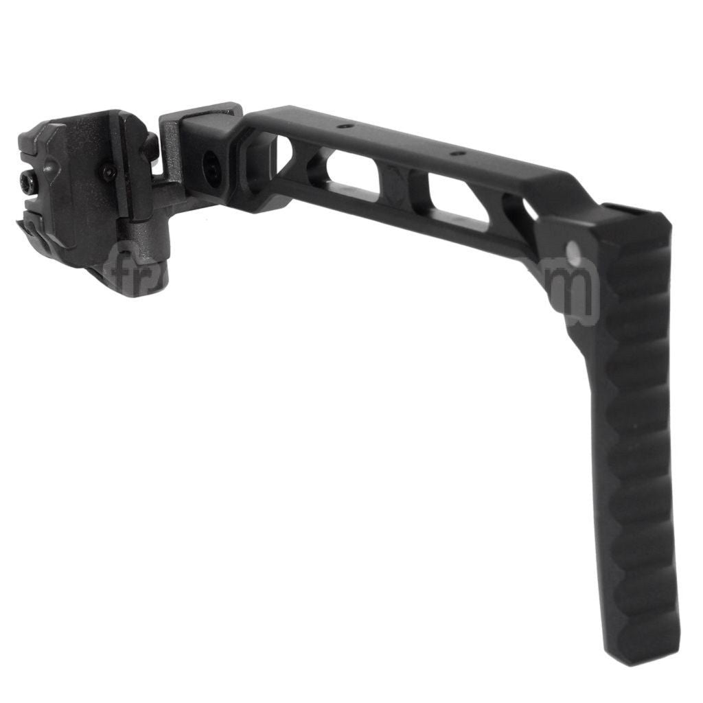 5KU 198mm Style AB-8R avec Plaque crosse Mech Pliable Convient pour 1913 système de rail Picatinny Fusil Airsoft Noir