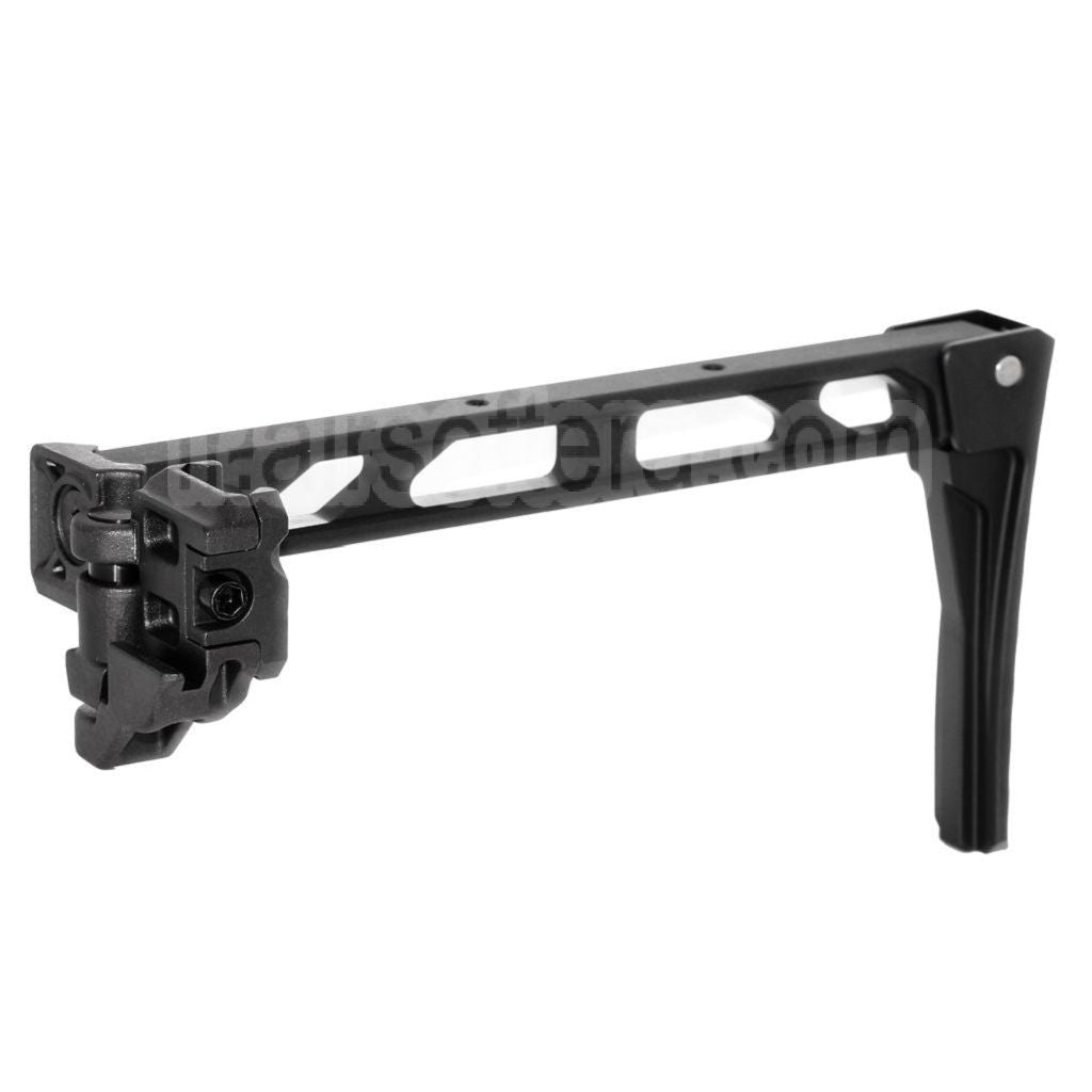5KU 198mm AB-8 Style avec Pliable Mech Butt Plaque Crosse Convient pour 1913 Picatinny Rail System Fusil Airsoft Noir