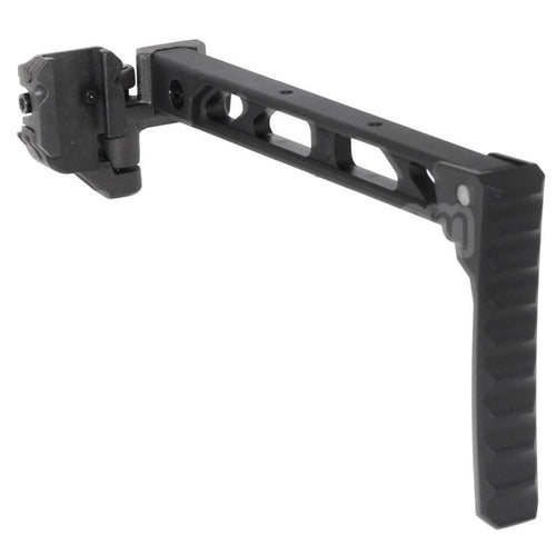 5KU 198mm AB-8 Style avec Pliable Mech Butt Plaque Crosse Convient pour 1913 Picatinny Rail System Fusil Airsoft Noir