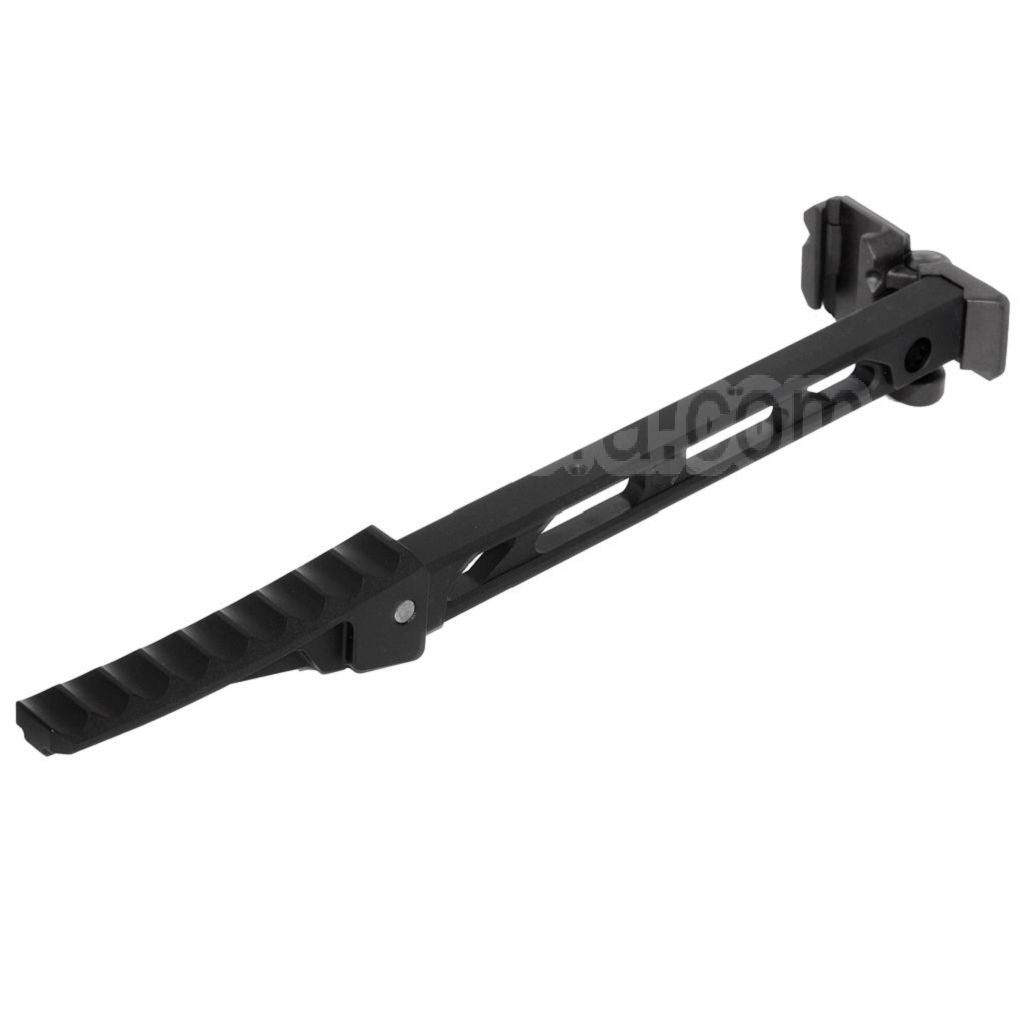 5KU 198mm AB-8 Style avec Pliable Mech Butt Plaque Crosse Convient pour 1913 Picatinny Rail System Fusil Airsoft Noir