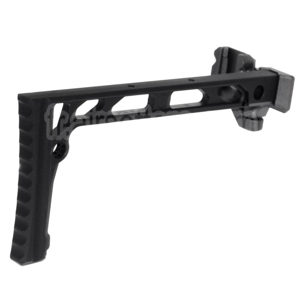 5KU 206mm SS-8 Style avec Pliable Mech Crosse Convient pour 1913 Picatinny Rail System Fusil Airsoft Noir