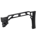 5KU 206mm SS-8R Style avec Pliable Mech Crosse Convient pour 1913 Picatinny Rail System Fusil Airsoft Noir