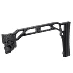 5KU 206mm SS-8R Style avec Pliable Mech Crosse Convient pour 1913 Picatinny Rail System Fusil Airsoft Noir