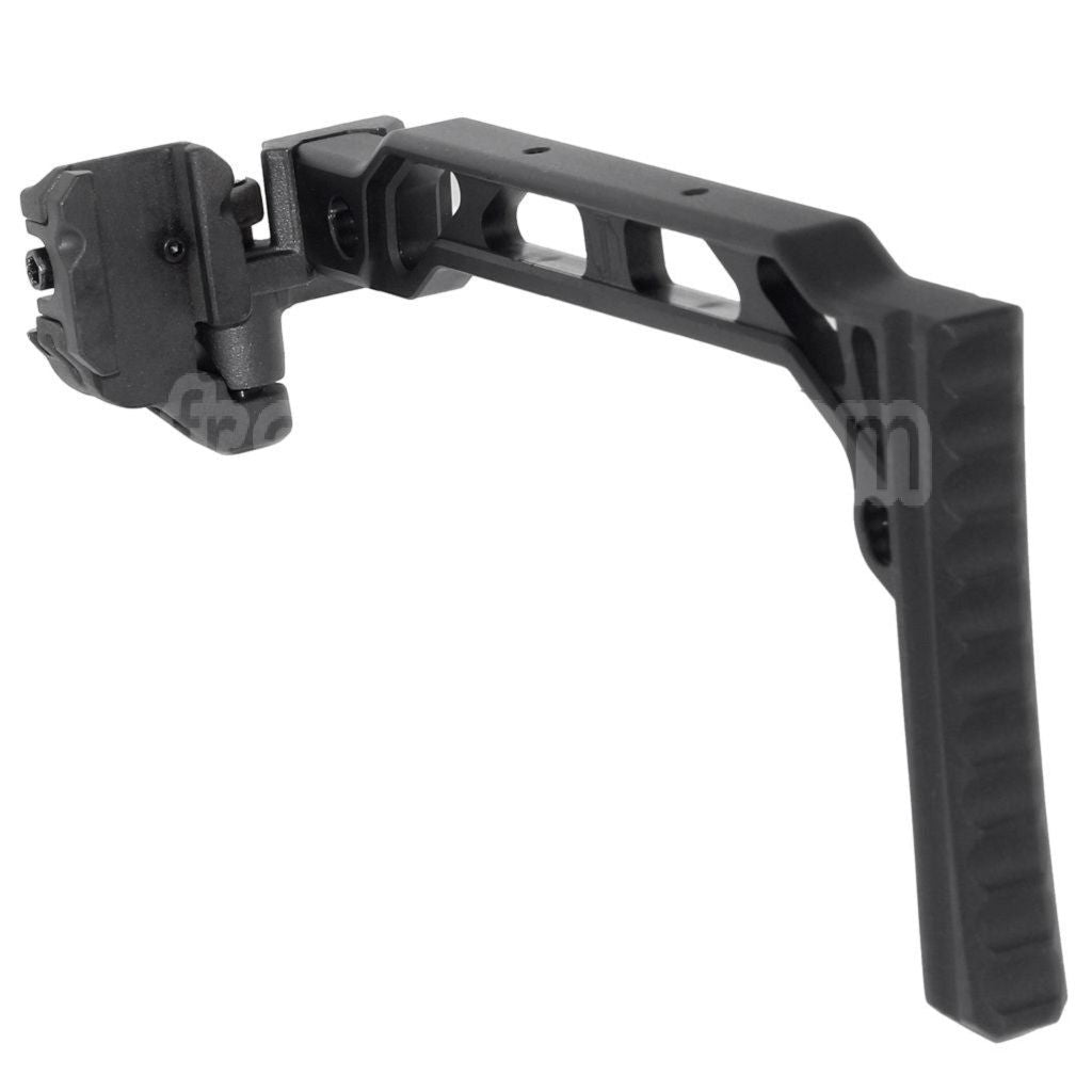 5KU 206mm SS-8R Style avec Pliable Mech Crosse Convient pour 1913 Picatinny Rail System Fusil Airsoft Noir
