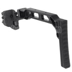 5KU 206mm SS-8R Style avec Pliable Mech Crosse Convient pour 1913 Picatinny Rail System Fusil Airsoft Noir