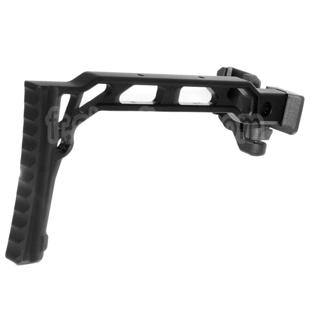 5KU 206mm SS-8R Style avec Pliable Mech Crosse Convient pour 1913 Picatinny Rail System Fusil Airsoft Noir