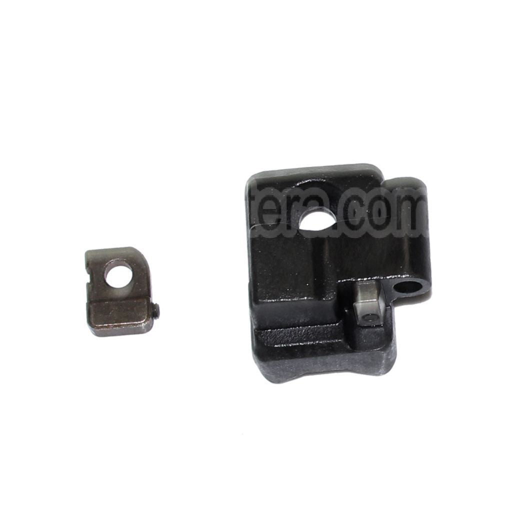 5KU 198mm AB-8R Style avec Pliable Butt Plaque Crosse Convient pour D-Boys GHK LCT CYMA AK Série Fusil Airsoft Noir