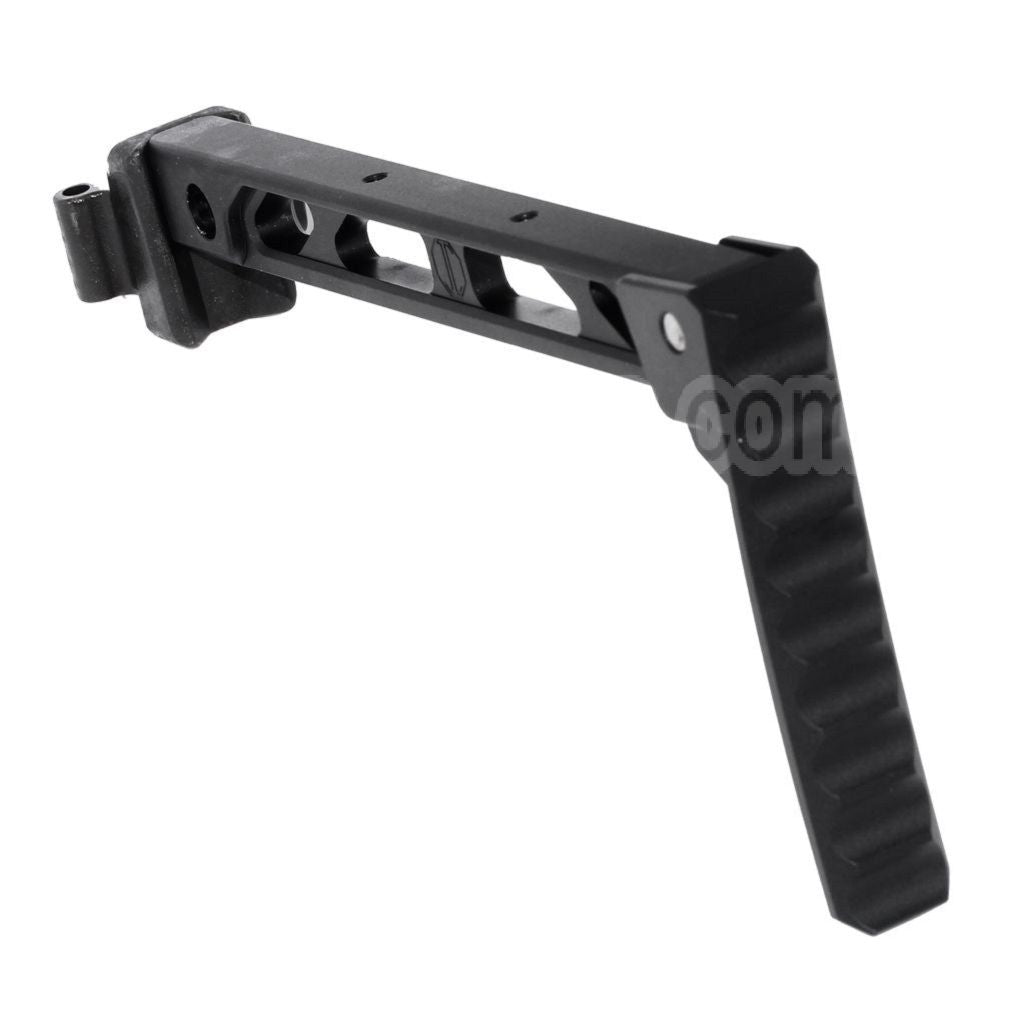 5KU 198mm AB-8 Style avec Pliable Butt Plaque Crosse Convient pour D-Boys GHK LCT CYMA AK Série Fusil Airsoft Noir