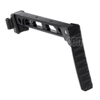 5KU 198mm AB-8 Style avec Pliable Butt Plaque Crosse Convient pour D-Boys GHK LCT CYMA AK Série Fusil Airsoft Noir