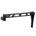 5KU 198mm AB-8 Style avec Pliable Butt Plaque Crosse Convient pour D-Boys GHK LCT CYMA AK Série Fusil Airsoft Noir