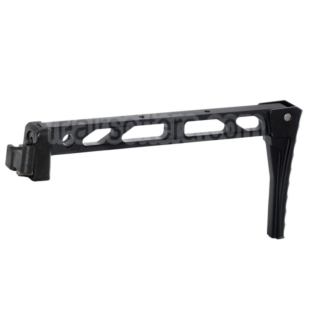 5KU 198mm AB-8 Style avec Pliable Butt Plaque Crosse Convient pour D-Boys GHK LCT CYMA AK Série Fusil Airsoft Noir