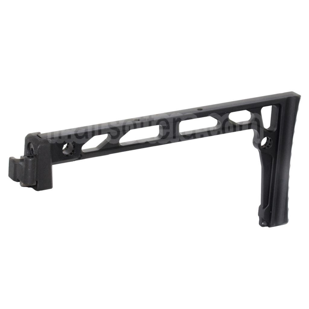 5KU 206mm SS-8 Style Butt Plaque Crosse Convient pour D-Boys GHK LCT CYMA AK Série Fusil Airsoft Noir
