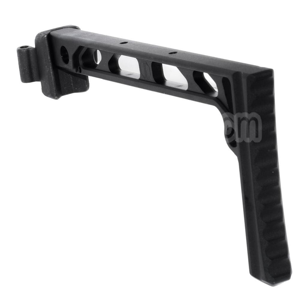 5KU 206mm SS-8 Style Butt Plaque Crosse Convient pour D-Boys GHK LCT CYMA AK Série Fusil Airsoft Noir