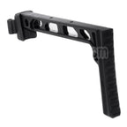 5KU 206mm SS-8 Style Butt Plaque Crosse Convient pour D-Boys GHK LCT CYMA AK Série Fusil Airsoft Noir