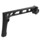 5KU 206mm SS-8 Style Butt Plaque Crosse Convient pour D-Boys GHK LCT CYMA AK Série Fusil Airsoft Noir