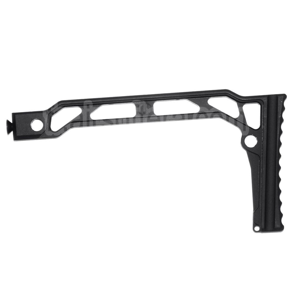 5KU 206mm SS-8R Style Butt Plaque Crosse Convient pour D-Boys GHK LCT CYMA AK Série Fusil Airsoft Noir