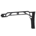 5KU 206mm SS-8R Style Butt Plaque Crosse Convient pour D-Boys GHK LCT CYMA AK Série Fusil Airsoft Noir
