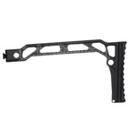 5KU 206mm SS-8R Style Butt Plaque Crosse Convient pour D-Boys GHK LCT CYMA AK Série Fusil Airsoft Noir