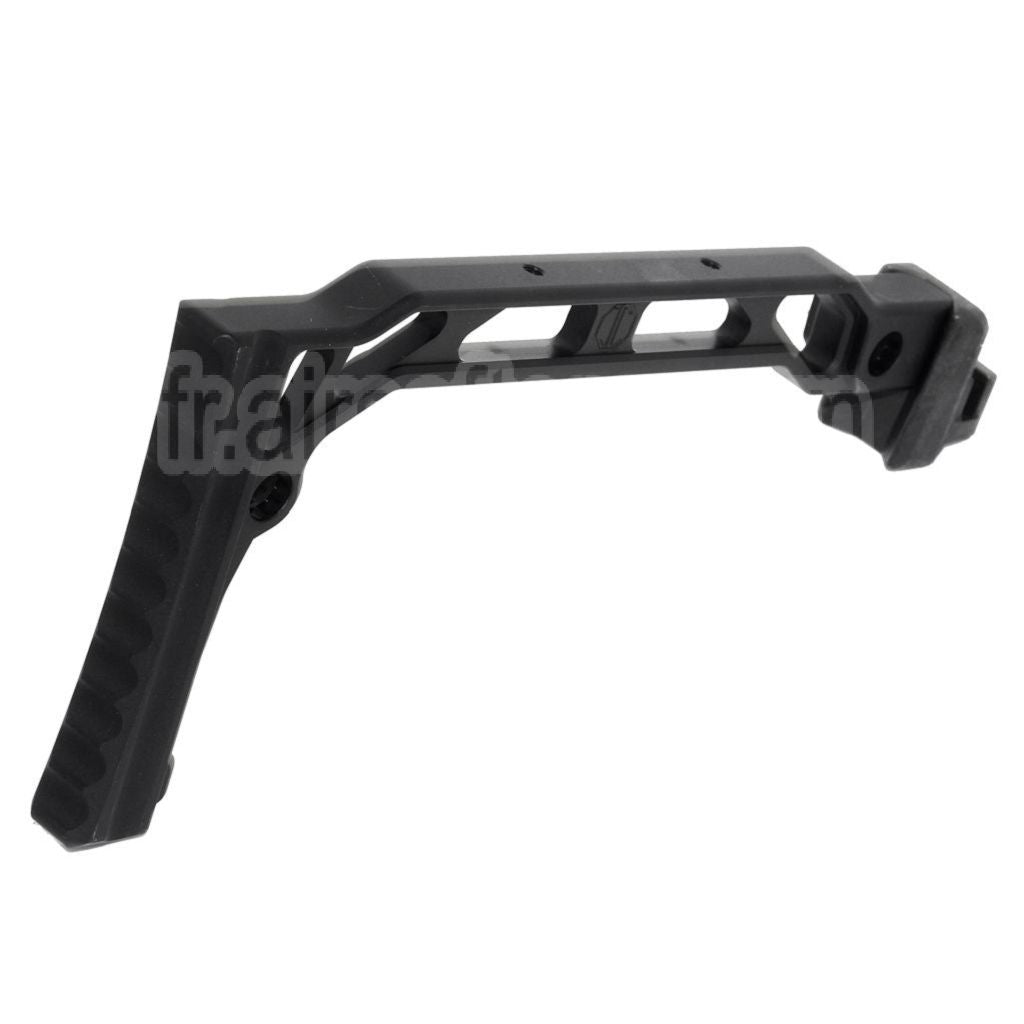 5KU 206mm SS-8R Style Butt Plaque Crosse Convient pour D-Boys GHK LCT CYMA AK Série Fusil Airsoft Noir