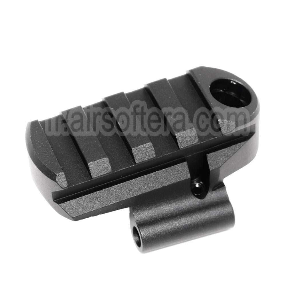 5KU M1913 Picatinny Rail Crosse Base Adaptateur avec QD Sangle Hole Convient pour CYMA D-Boys LCT GHK AK Série Fusil Airsoft Noir