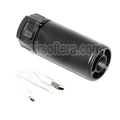 5KU 92mm Mini Silencieux avec Spitfire Traceur Convient pour -14mm CCW sens antihoraire Canon Fusil Airsoft