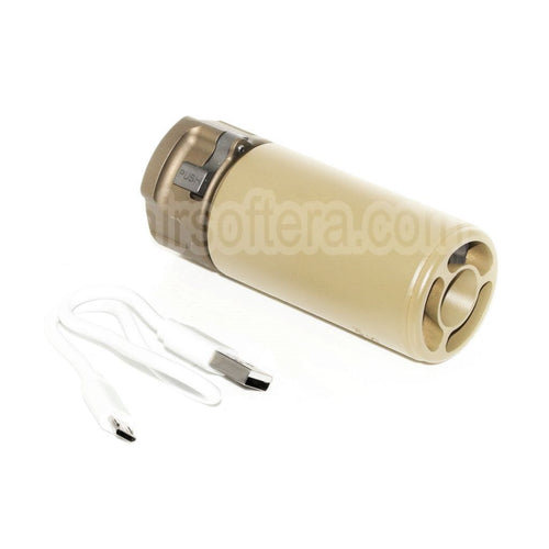 5KU 92mm Mini Silencieux avec Spitfire Traceur Convient pour -14mm CCW sens antihoraire Canon Fusil Airsoft