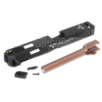 APS EMG TTI CNC Combat Master Canon Glissière Set Convient pour Elite Force VFC Umarex G17 Gen4 GBB Pistolet Airsoft