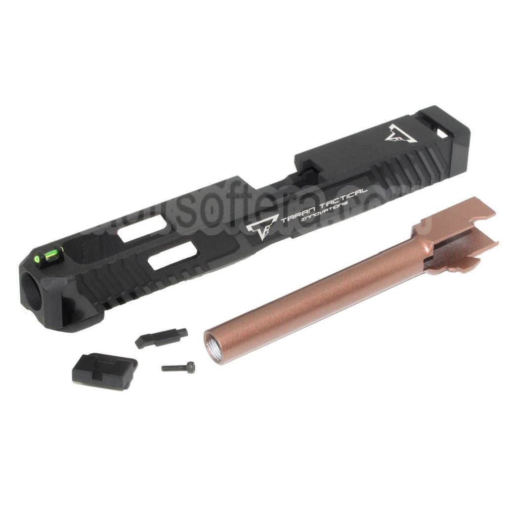 APS EMG TTI CNC Combat Master Canon Glissière Set Convient pour Elite Force VFC Umarex G17 Gen4 GBB Pistolet Airsoft