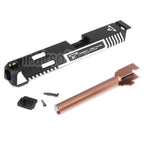 APS EMG TTI CNC Combat Master Canon Glissière Set Convient pour Elite Force VFC Umarex G17 Gen4 GBB Pistolet Airsoft