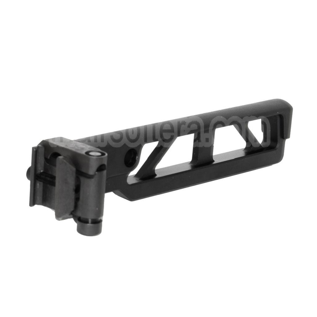 5KU 162mm ST-6 Style AR M4 Crosse avec Mech Pliable Convient pour M1913 Picatinny Rail System Fusil Airsoft Noir