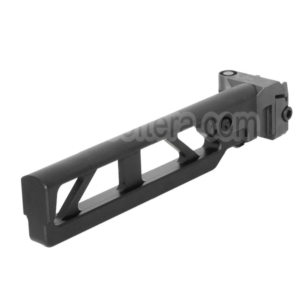 5KU 162mm ST-6 Style AR M4 Crosse avec Mech Pliable Convient pour M1913 Picatinny Rail System Fusil Airsoft Noir