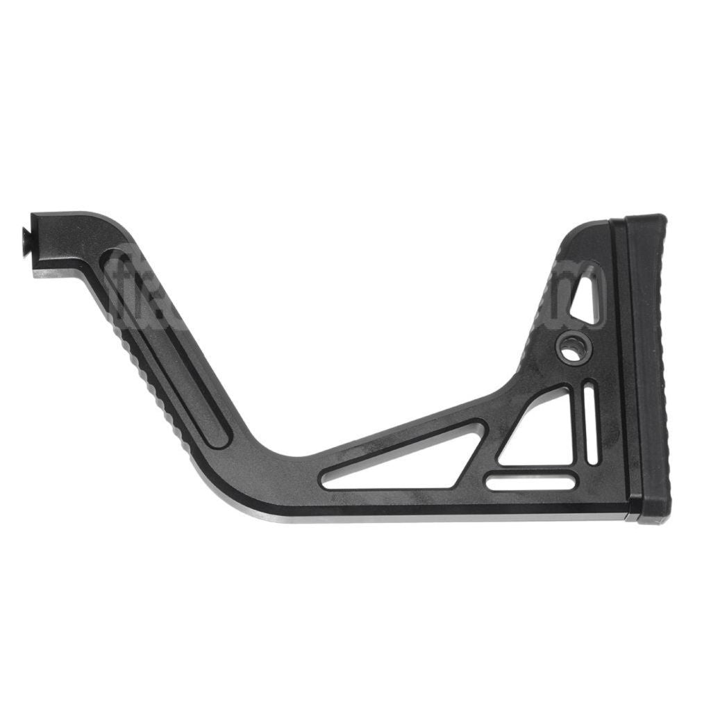5KU Visor Pliable Crosse Convient pour MCX / MPX M1913 Picatinny Rail System Fusil Airsoft Noir