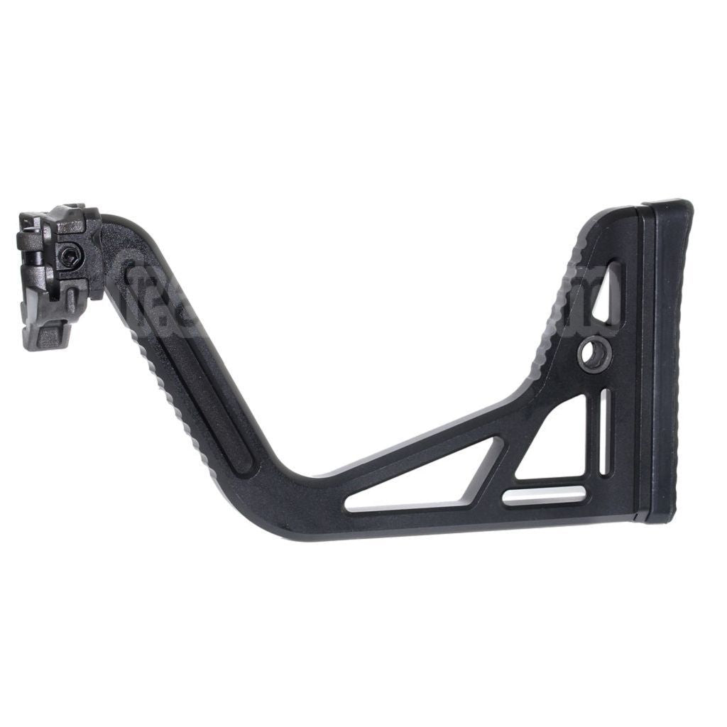 5KU Visor Pliable Crosse Convient pour MCX / MPX M1913 Picatinny Rail System Fusil Airsoft Noir